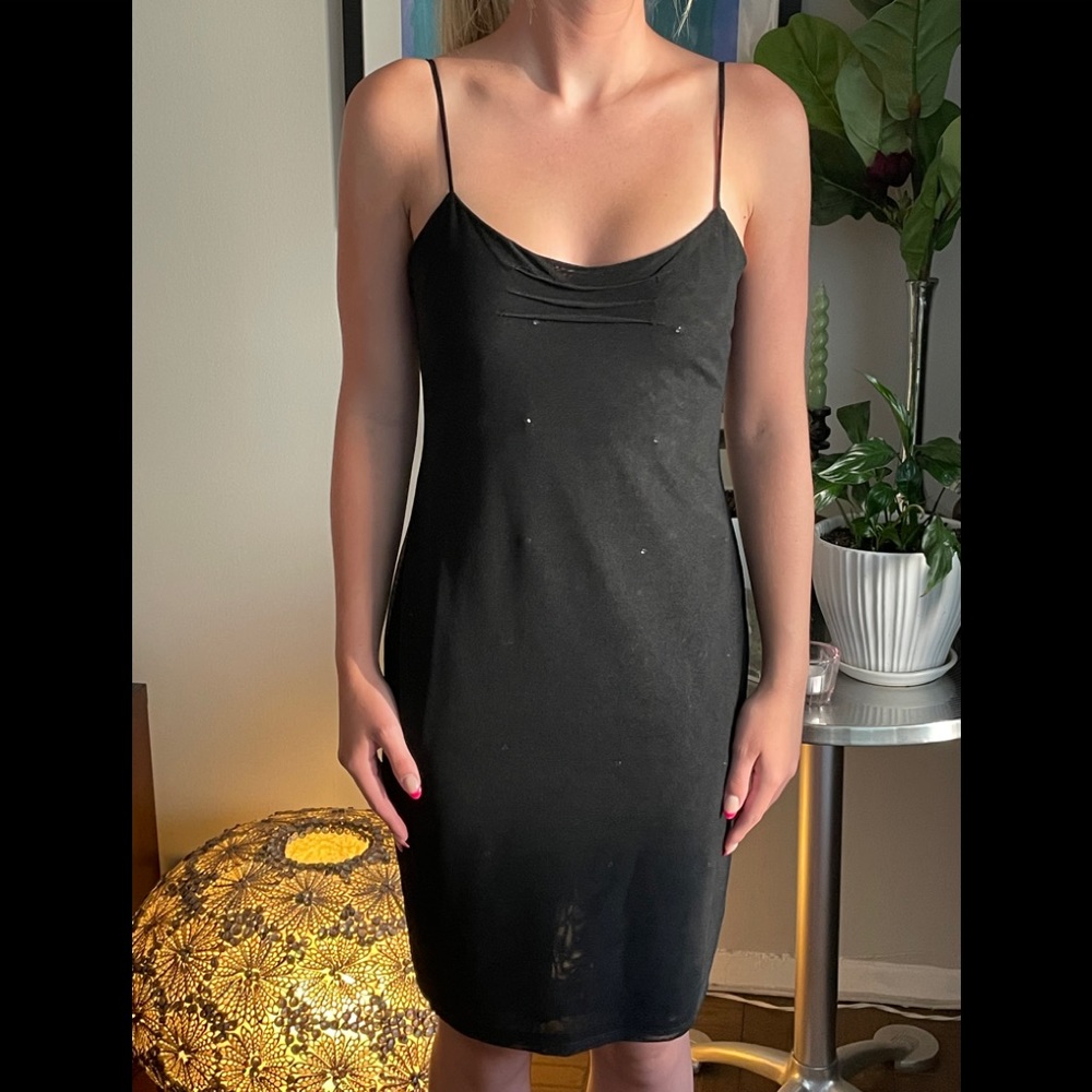 Vintage Cynthia Rowley black dress